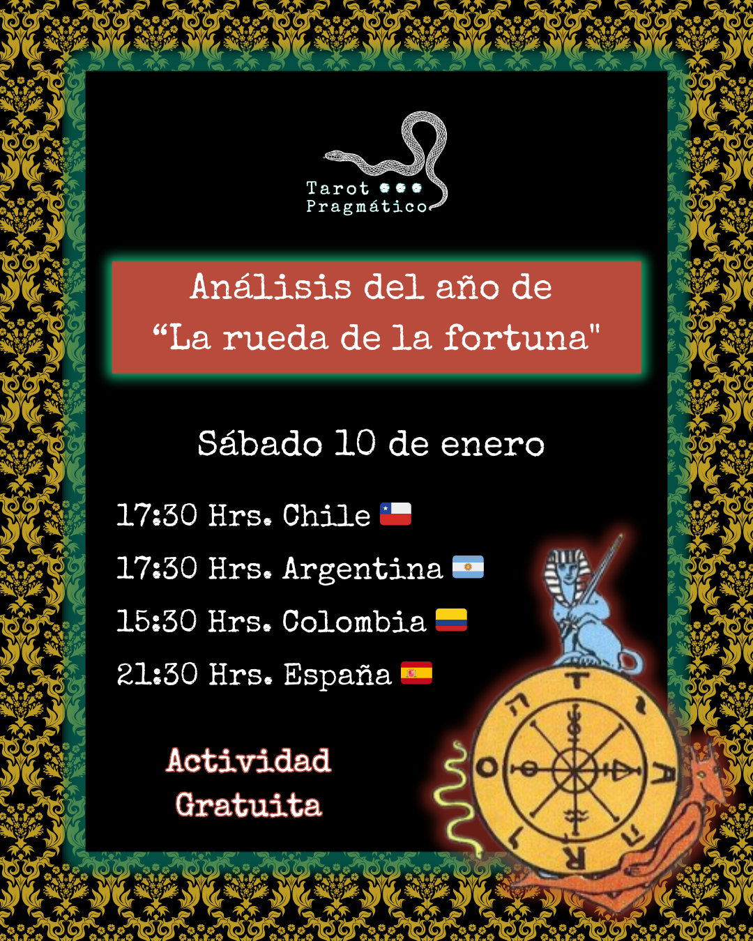 Afiche del taller
